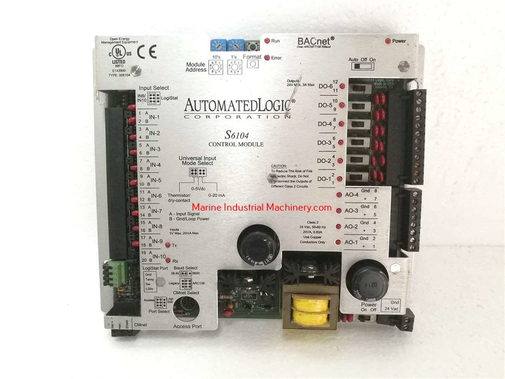 Automated Logic S6104 Control Module | Marine Industrial Machinery