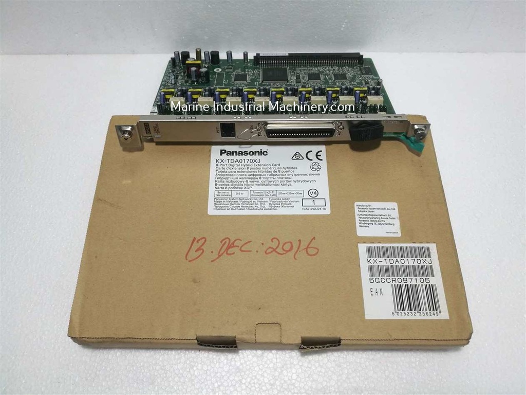 Panasonic KX-TDA0170XJ 8-Port Digital Hybrid Extension Card | Marine ...