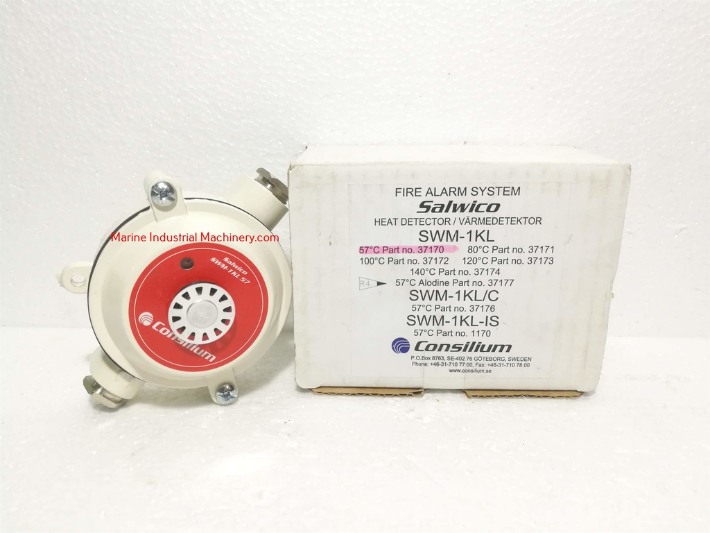 Consilium Salwico SWM-1KL 57 Heat Detector Fire Alarm System | Marine ...