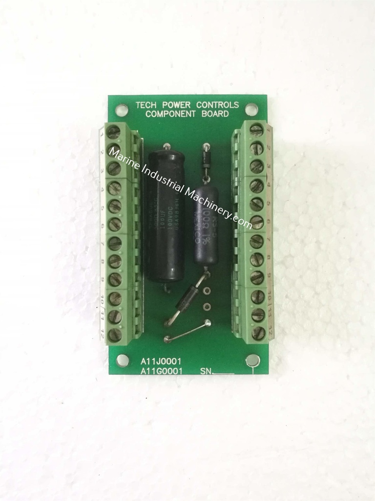 Tech Power Controls A11J0001 Component Board | Marine Industrial Machinery