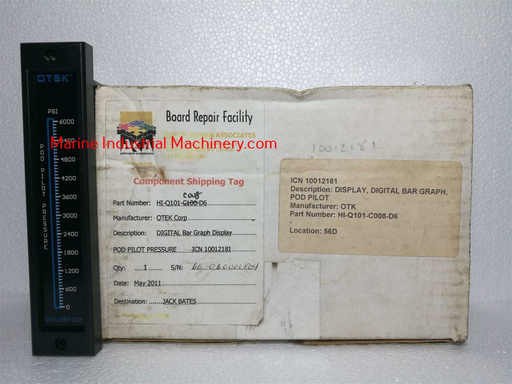 Otek Corporation HI-Q101-C008-D6 Pod Pilot Pressure | Marine Industrial ...